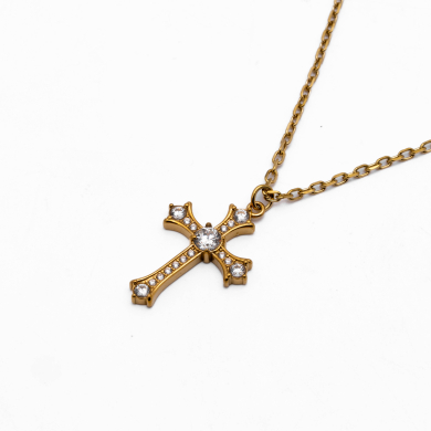 COLLAR Y00788 DORADO Acero Inoxidable E41