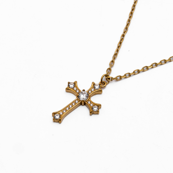 COLLAR Y00788 DORADO Acero Inoxidable E41
