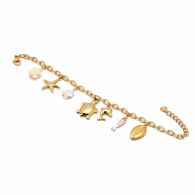 PULSERA Y00699 BEIG Acero Inoxidable 2B28