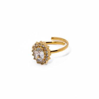 ANILLO ZO8824R180 DORADO Acero Inoxidable