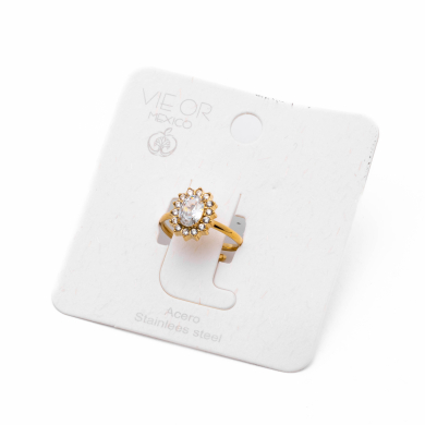 ANILLO ZO8824R180 DORADO Acero Inoxidable