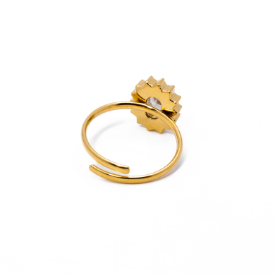 ANILLO ZO8824R180 DORADO Acero Inoxidable