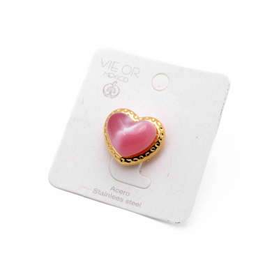 ANILLO ZO14207R DORADO+ROSA Acero Inoxidable