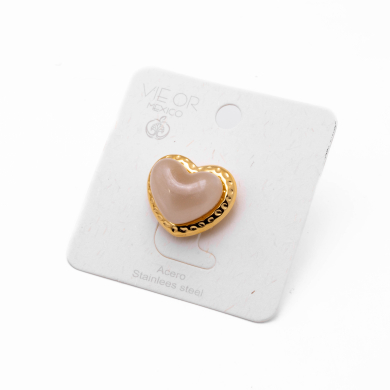 ANILLO ZO14207R DORADO+BLANCO Acero Inoxidable