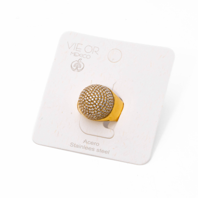ANILLO ZO15862R DORADO Acero Inoxidable