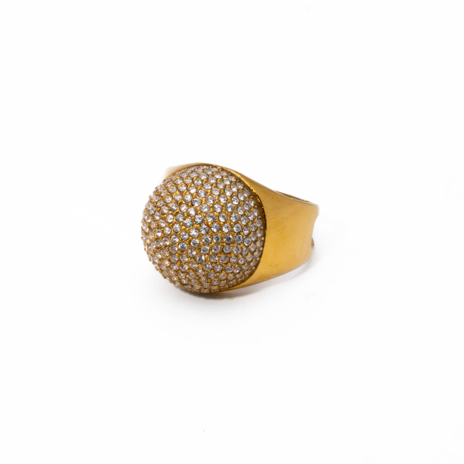 ANILLO ZO15862R DORADO Acero Inoxidable A23