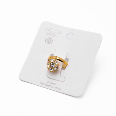 ANILLO ZO15034R DORADO Acero Inoxidable