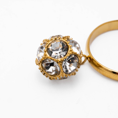 ANILLO ZO15034R DORADO Acero Inoxidable