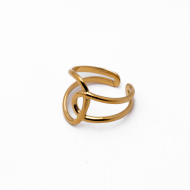 ANILLO ZO14172R DORADO Acero Inoxidable 2A24