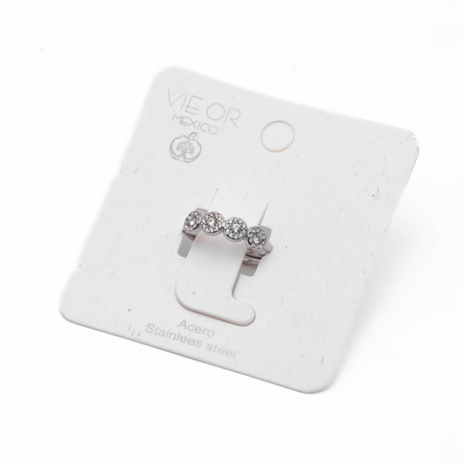 ANILLO ZO13995R PLATEADO Acero Inoxidable A42