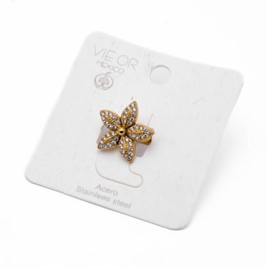 ANILLO ZO15114R DORADO Acero Inoxidable