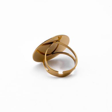 ANILLO ZO13106R DORADO Acero Inoxidable