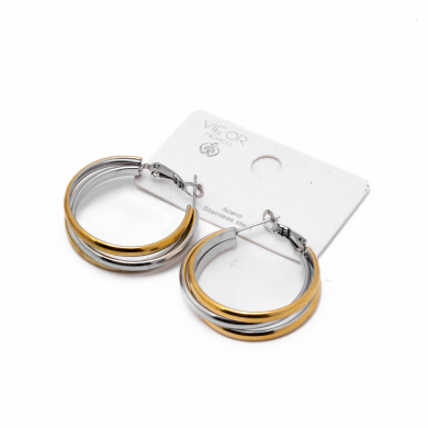 ARETES Y00829 32.5MM BICOLOR Acero Inoxidable F210
