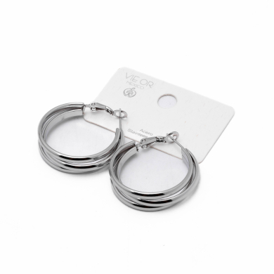 ARETES Y00829 32.5MM PLATEADO Acero Inoxidable F210