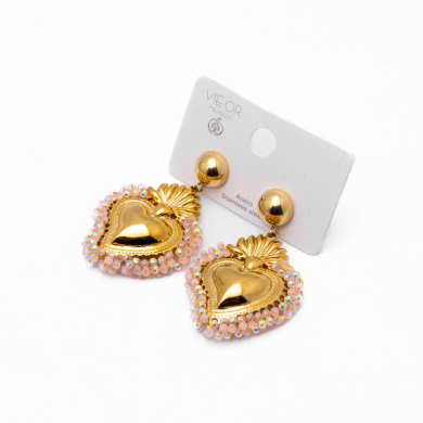 ARETES Y00565 ROSA Acero Inoxidable F33