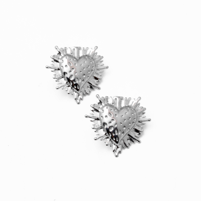 ARETES Y00659 PLATEADO Acero Inoxidable F31