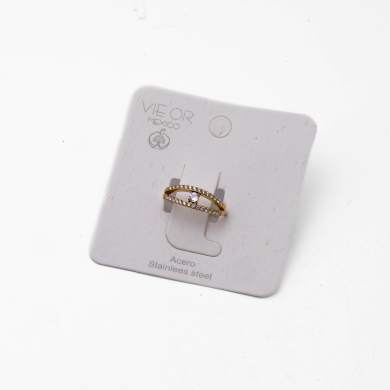 ANILLO ZO14088R DORADO Acero Inoxidable