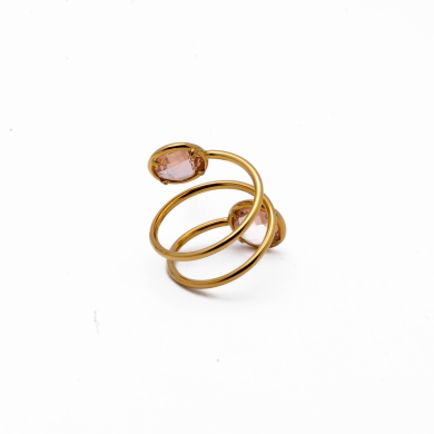 ANILLO ZO13500R BEIG Acero Inoxidable