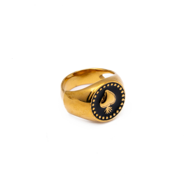 ANILLO ZO15859R DORADO Acero Inoxidable