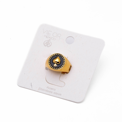ANILLO ZO15859R DORADO Acero Inoxidable