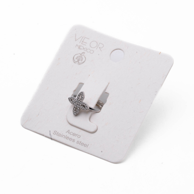ANILLO ZO15172R PLATEADO Acero Inoxidable