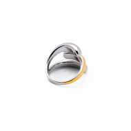 ANILLO ZO11696R BICOLOR Acero Inoxidable 2A58