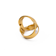 ANILLO ZO10892R250 DORADO Acero Inoxidable A53