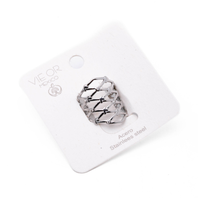 ANILLO ZO15814R PLATEADO Acero Inoxidable