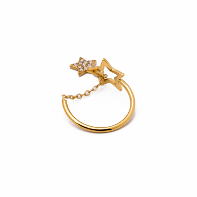ANILLO ZO13453R DORADO Acero Inoxidable