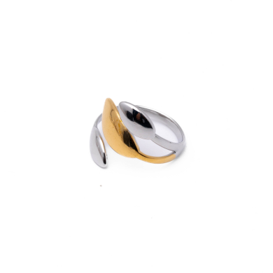 ANILLO ZO8013R150 BICOLOR Acero Inoxidable