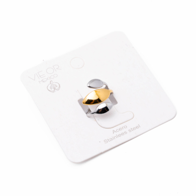 ANILLO ZO8013R150 BICOLOR Acero Inoxidable