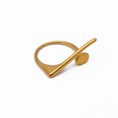 ANILLO ZO15815R DORADO Acero Inoxidable