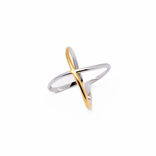 ANILLO ZO11126R150 BICOLOR Acero Inoxidable 2A35
