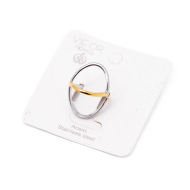 ANILLO ZO11126R150 BICOLOR Acero Inoxidable 2A35