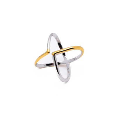 ANILLO ZO11126R150 BICOLOR Acero Inoxidable