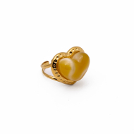 ANILLO ZO14207R DORADO+AMARILLO Acero Inoxidable A17