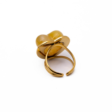 ANILLO ZO14207R DORADO+AMARILLO Acero Inoxidable
