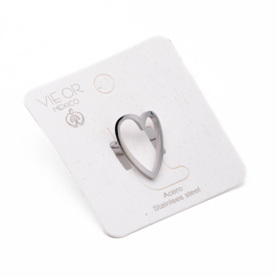 ANILLO ZO11448R PLATEADO Acero Inoxidable