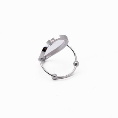 ANILLO ZO11448R PLATEADO Acero Inoxidable