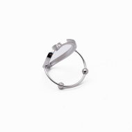 ANILLO ZO11448R PLATEADO Acero Inoxidable 2A38
