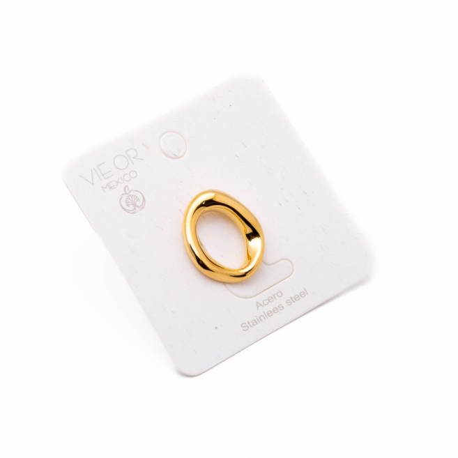ANILLO ZO12360R250 Dorado Acero Inoxidable A23 -A23