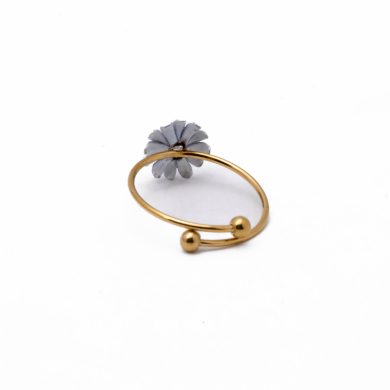 ANILLO ZO15813R DORADO Acero Inoxidable