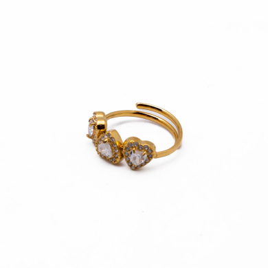 ANILLO ZO13998R DORADO Acero Inoxidable