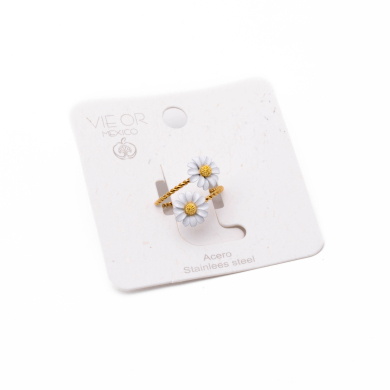 ANILLO ZO13463R DORADO Acero Inoxidable