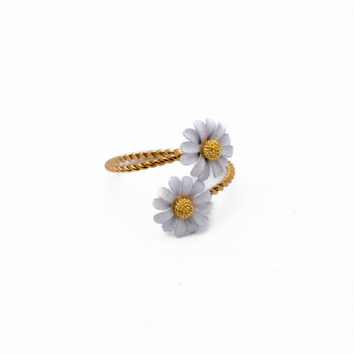 ANILLO ZO13463R DORADO Acero Inoxidable