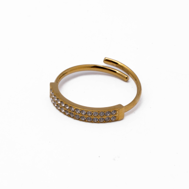 ANILLO ZO14087R DORADO Acero Inoxidable