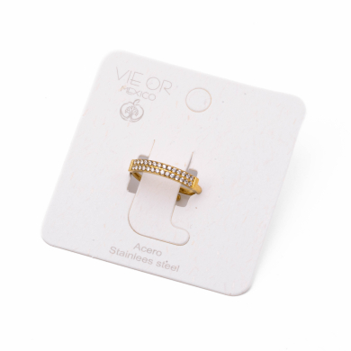 ANILLO ZO14087R DORADO Acero Inoxidable