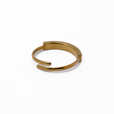 ANILLO ZO14087R DORADO Acero Inoxidable