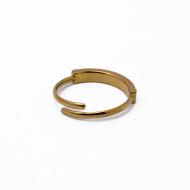ANILLO ZO14087R DORADO Acero Inoxidable A21