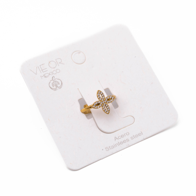 ANILLO ZO15172R DORADO Acero Inoxidable A11